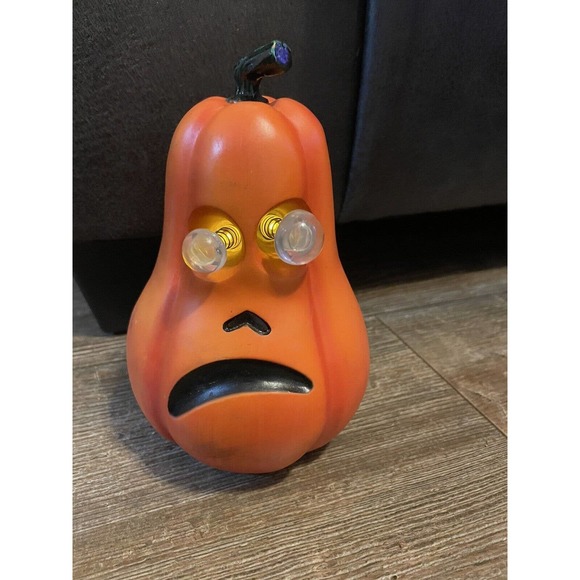 Russ Halloween Googly Spring Eyed Pumpkins - Blinking Eyes Vintage - Picture 10 of 12